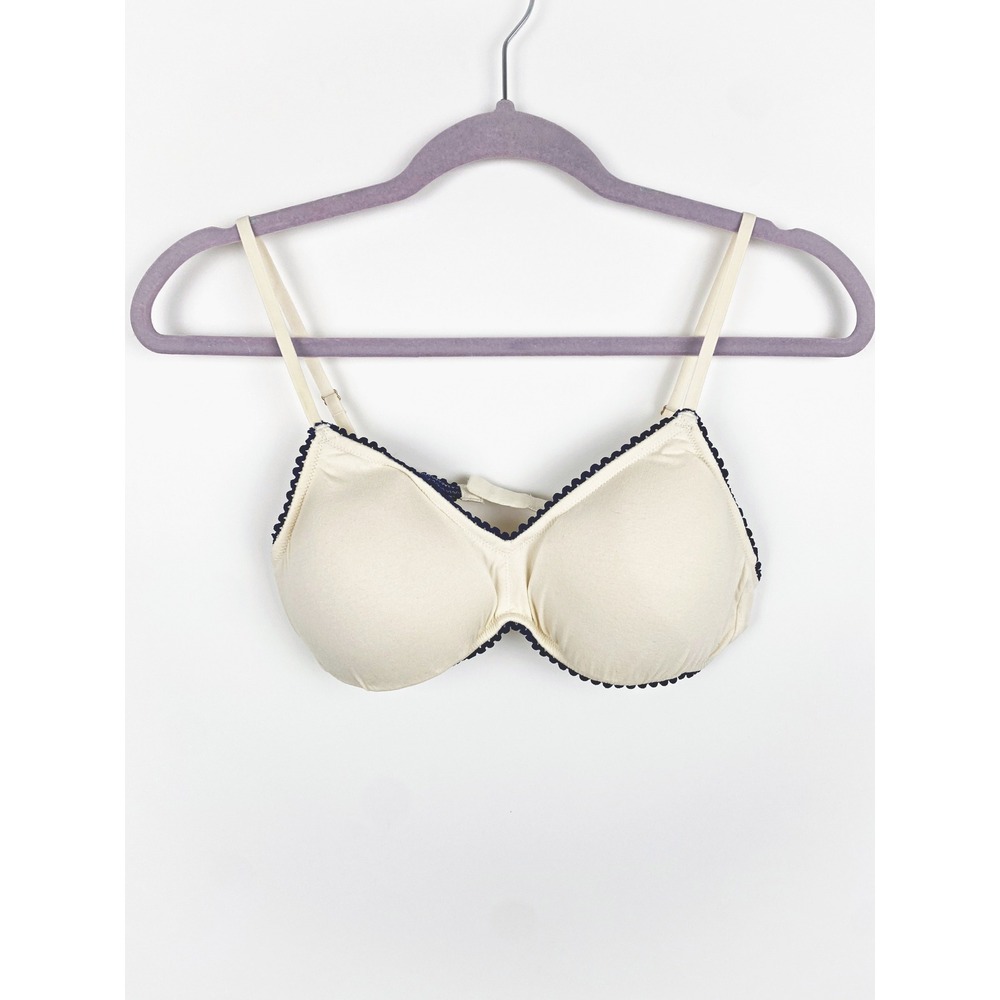 Madewell Cotton Modal Padded Bralette Large